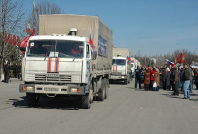 Гуманитарный российский конвой направляется в Косово