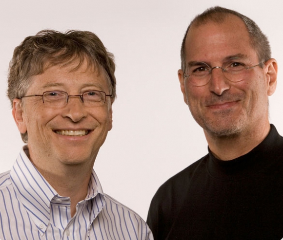 Билл Гейтс и Стив Джобс