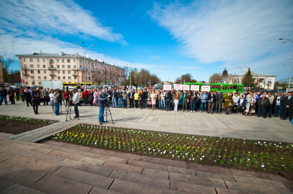 Псков, митинг протеста 
