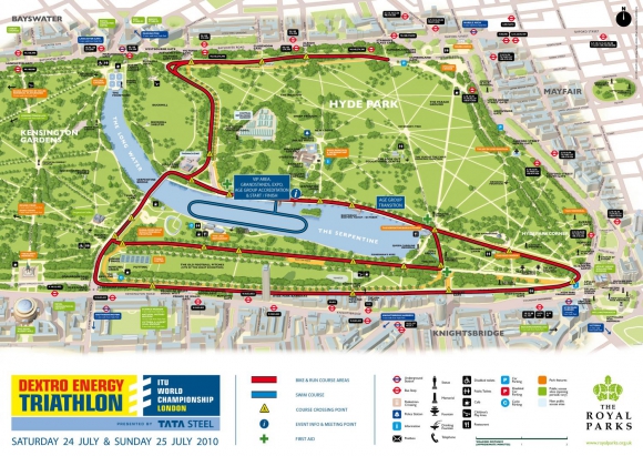 план-карта лондонского Гайд-парка