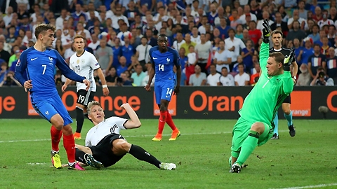 Чемпионат Европы 2016, полуфинал: Германия 0:2 Франция