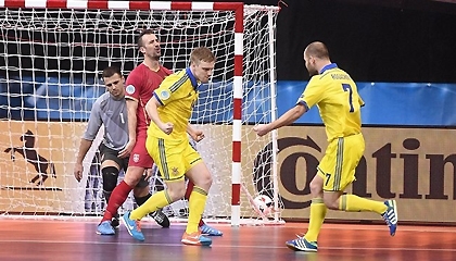 Чемпионат Европы по футзалу 2016, четвертьфинал.  Сербия 2:1 Украин