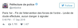 Угроза терактов в Париже