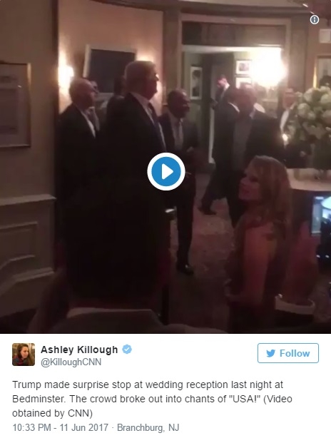 Трамп на чужой свадьбе