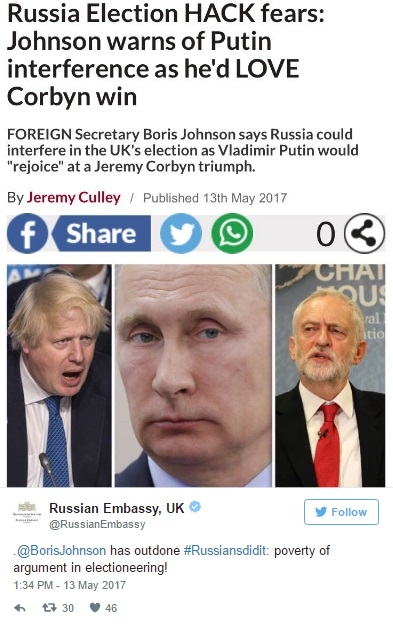 Посольство РФ ответило Джонсону