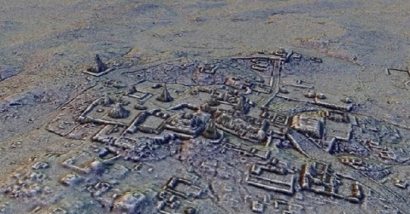 Вид города Тикаль