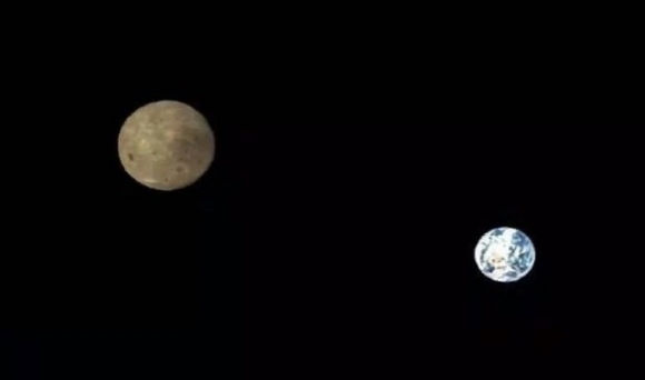 Земля и Луна, фото CLEP