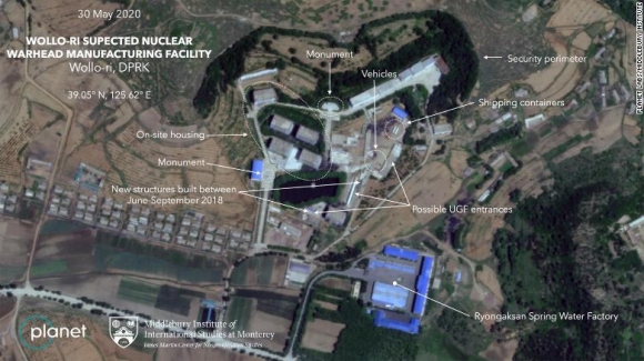 Новые спутниковые снимки показывают активность на предполагаемом северокорейском ядерном объекте