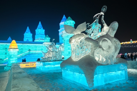 Выставка ледяных скульптур, Китай