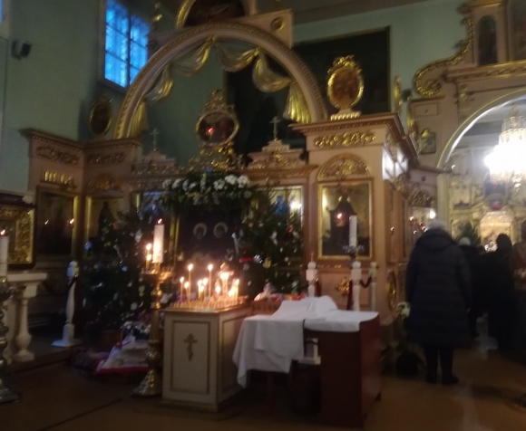 Православные Латвии встретили Рождество Христово 