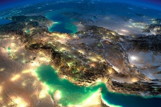 Фото с борта "МКС" на Персидский залив