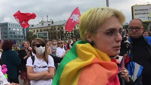 Дочь Ефремова замечена на митинге в Минске