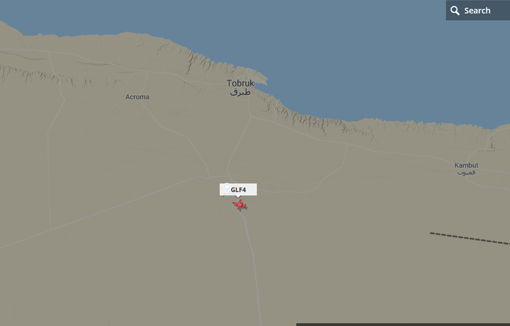 Радары снова засекли в Ливии подозрительный самолет
