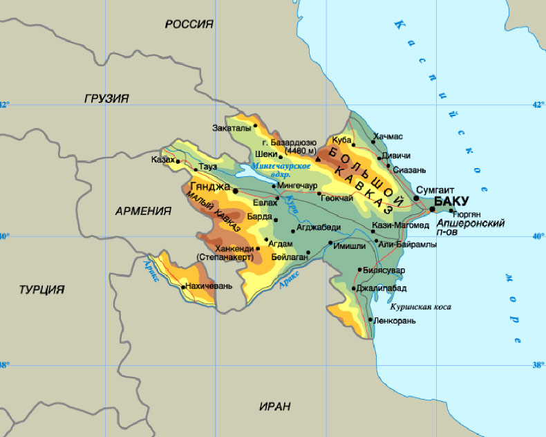 План характеристики азербайджана