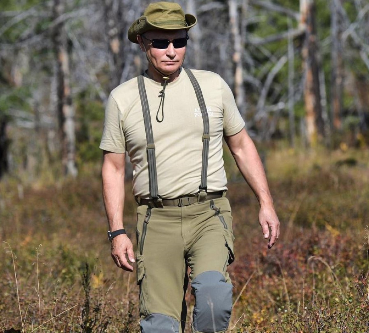 Путин в Хакасии на отдыхе