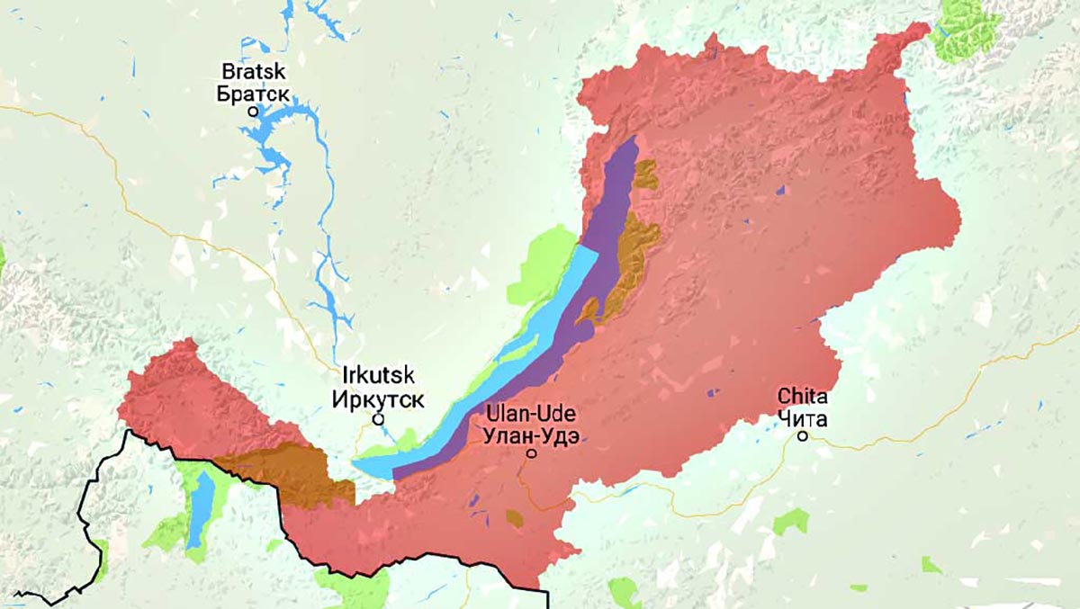 Иркутск карта россии местонахождение