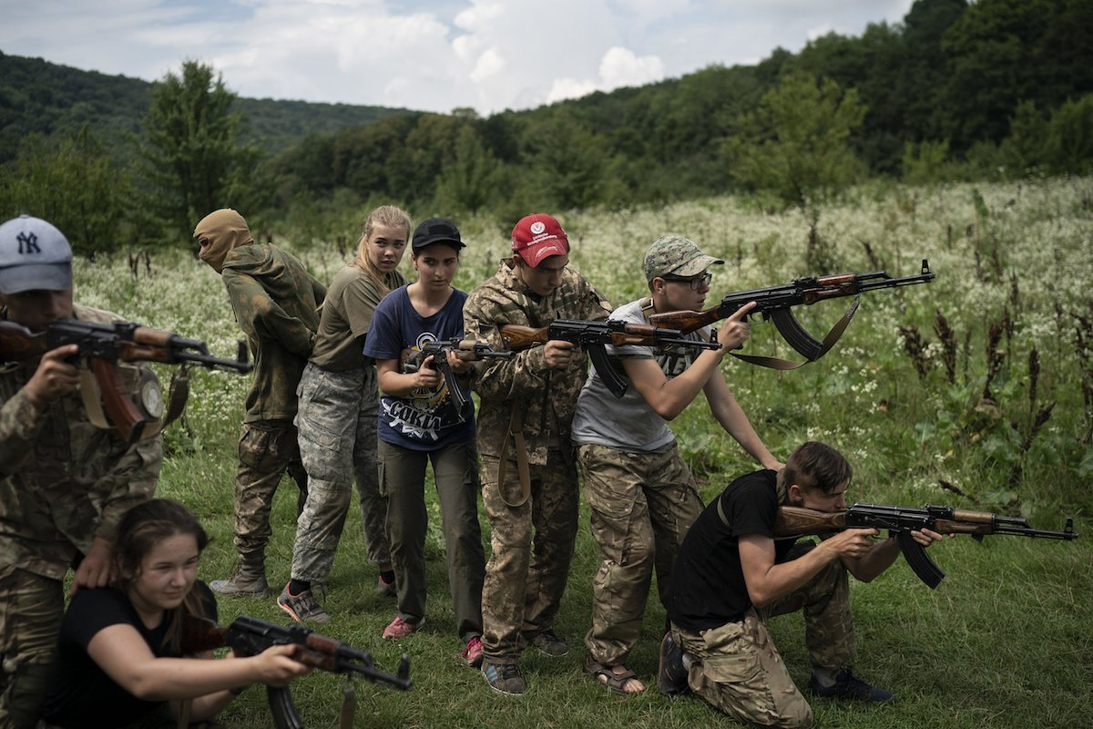 Детский националистический лагерь Украина