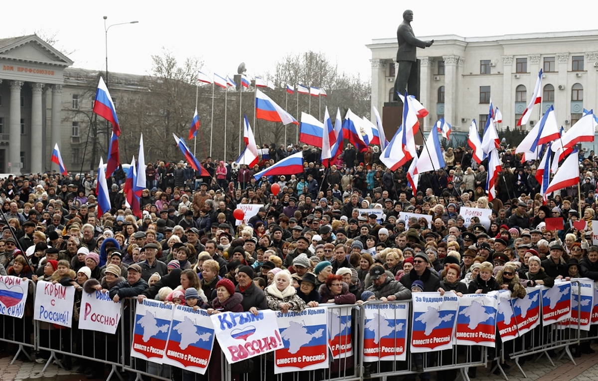 Крымская Весна 2014 присоединение Крыма с Россией