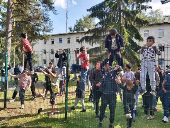 Мигранты в Латвии устроили протест