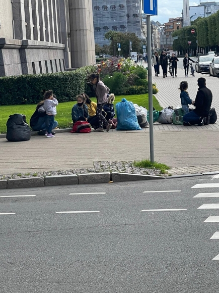 Мигранты в Латвии устроили протест