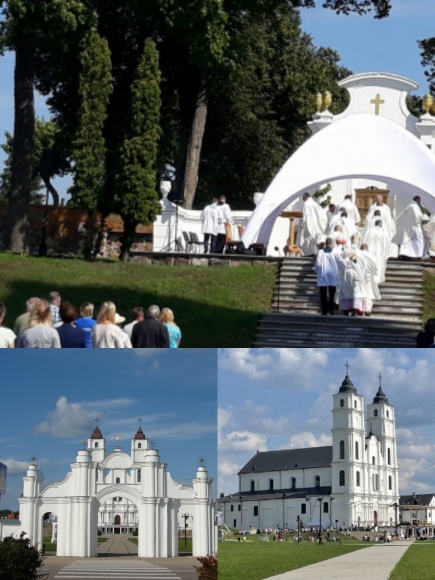 Паломники устремились на религиозный праздник в латвийскую Аглону