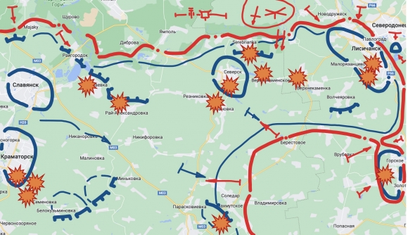 ВСУ готовят новую линию обороны на юго-восточных подступах к Краматорску 