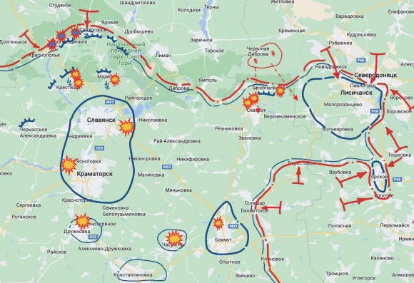 Российские войска и НМ ЛДНР продолжают перемалывать украинскую армию на Донбассе