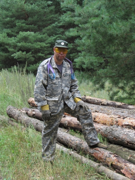 Как я побывал на заготовке брёвен и дров для армии