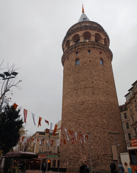С вершины Галатской башни открывается потрясающий вид на Стамбул.