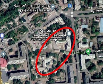Карта местности в Краматорске