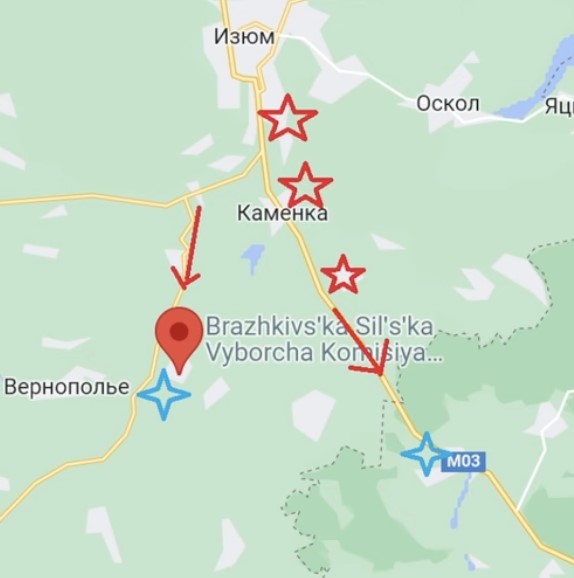 Южнее Изюма во встречном бою сошлись российские и украинские танки