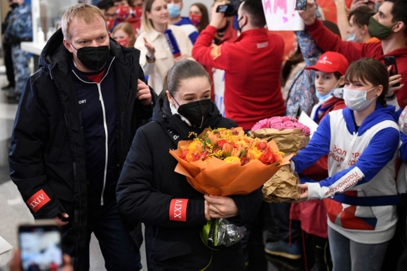 Первое, что написала в соцсети Валиева после Олимпиады в Пекине, благодарность тренерам группы Тутберидзе