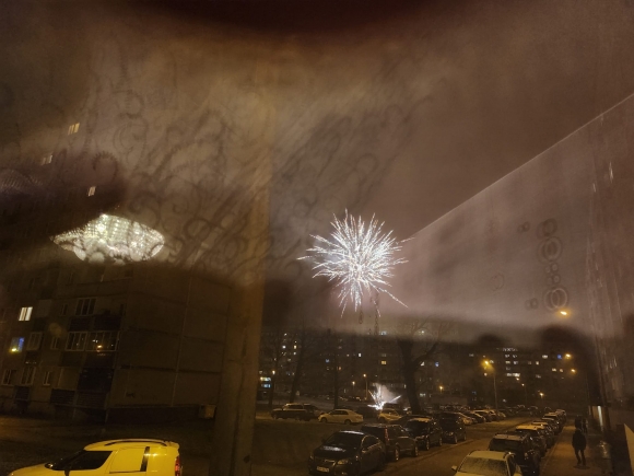 Латвия шумно встретила Новый год
