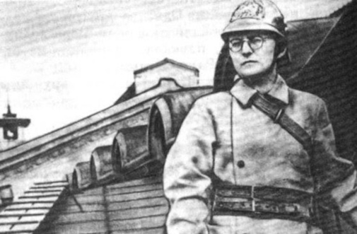  Д. Шостакович, член пожарной команды в блокадном Ленинграде
